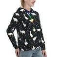 thumbnail image 6 of Kdxio Fashionable Goose Print Womens Oversized Hoodies Sweatshirts Hooded Pullover Tops Sweaters Casual-Small, 6 of 7