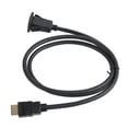 thumbnail image 3 of Cable De Extensión De Interfaz Multimedia De Alta Definición De 3 Pies, Cable De Extensión De Montaje Empotrado Para Tablero, Para Coche, Motocicleta, Barco, 3 of 7