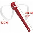 thumbnail image 3 of Standard Strap Wrench 12 '' Universal Oil Filter Strap 82cm Oil Wrench Removal Tool 30cm Handle 82 30cm Red, 3 of 5