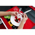 thumbnail image 1 of 2PC Christmas Decorative Tableware Fork Set Christmas Hat Storage Tool, 1 of 3