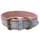 thumbnail image 4 of Collar de cuero para perro, conciso y moderno, ajustable, para mascotas Azul, 4 of 8