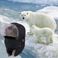 thumbnail image 4 of Soft Plush Thick Ushanka Hat  For Bluetooth Music Outdoor Winter Hats With Ear Flaps, 4 of 5