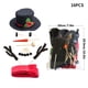 thumbnail image 3 of Juguetes Para Niño Conjunto de ropa navideña de muñeco de nieve con botones de madera, gorro, bufanda y tubo Juguetes Para Bebe 1 Año, 3 of 7