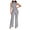 Gray-(jumpsuits for women), variant on Women Cocktail Party Romper Fashion Sequin Clubwear Jumpsuit off Shoulder Sleeveless Bodycon Rompers Overalls Beige 4(S)