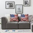 thumbnail image 2 of nygtbtfer 4th of July Decorations PillowAmerican Flag Truck Heart Red White and Blue Throw Pillow Patriotic Farmhouse Sunflower Summer Cushion Case for Home Sofa Couch Decor 24x24in, 2 of 7