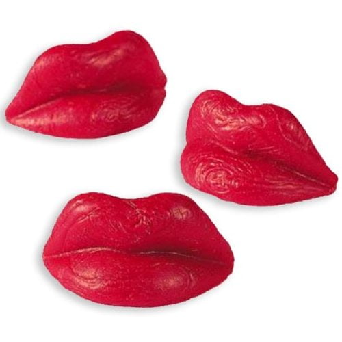 Red Candy Wax Lips (1 dz)