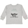 thumbnail image 3 of Inktastic Together, We Fight Lung Cancer Awareness Boys or Girls Long Sleeve Toddler T-Shirt, 3 of 5