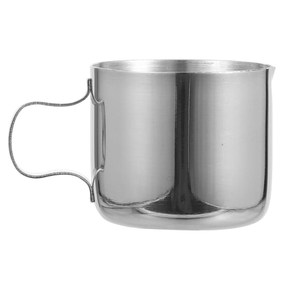 STOBOK Multipurpose Plated Silver Stainless Steel Cup for Home Comfortable to Hold