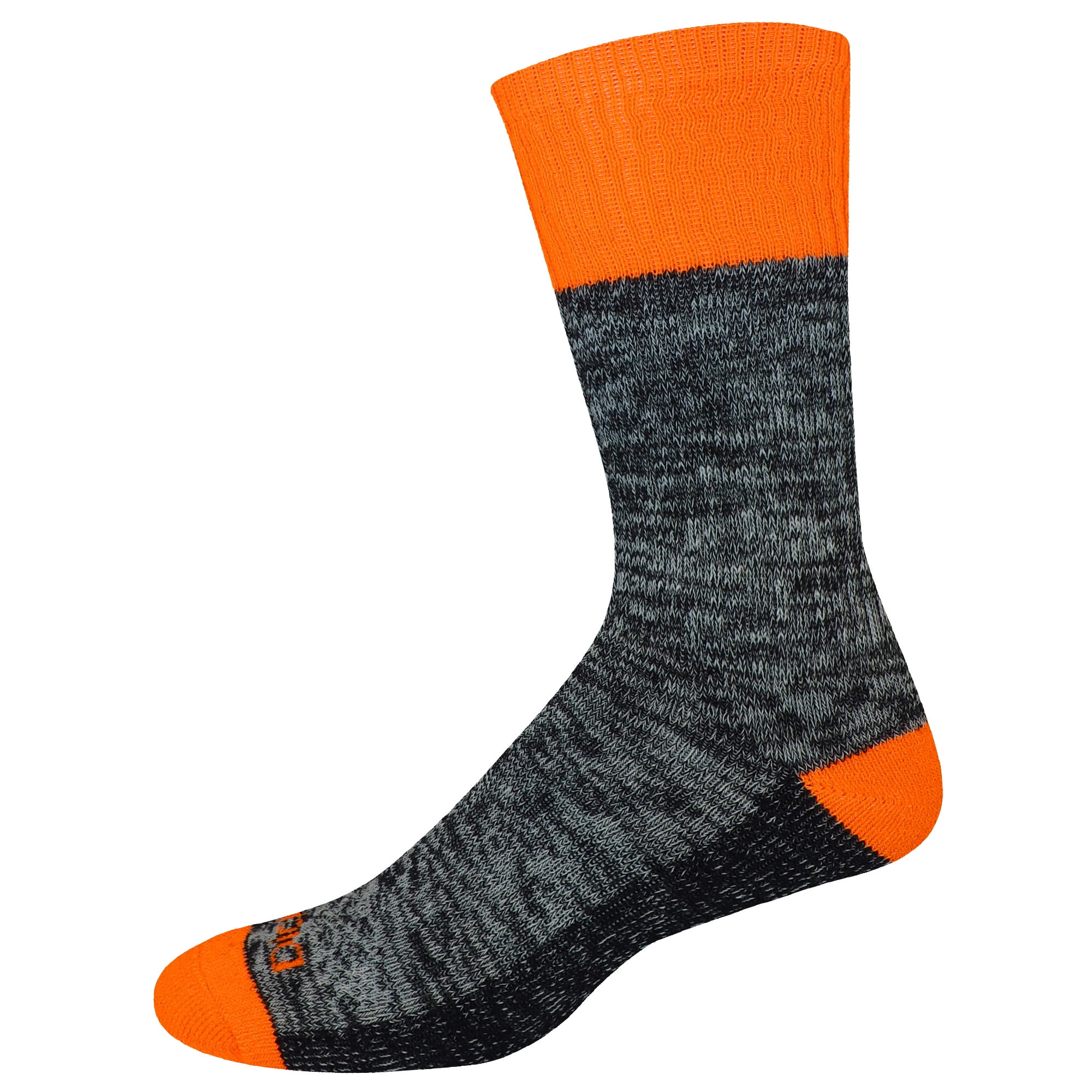 (2 pack) Dickies Men's Dri-Tech Crew Work Socks, 6-Pack, Hi-Viz, Size 6-12