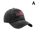 thumbnail image 4 of Lttoisl Vintage American Flag Patch Baseball Hats for Men, Breathable Mesh Classic Baseball Caps, Adjustable Cotton Running Ball Hats, US Patriot Design, Outdoor Sun Protection, One Size, 4 of 8