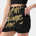 thumbnail image 2 of Don'T Blame Me Women's skirt With Hide Pocket Tennis Skirt Golf Skirts Badminton Skirts Running skirts Gold Handlettering, 2 of 7