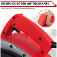 thumbnail image 4 of Cepilladora Eléctrica Para Madera Cepillo Profesional 82mm Rojo, 4 of 5