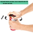 thumbnail image 4 of Abrelatas manual en topless, abrelatas de cerveza de mano Abrelatas de cerveza fáciles de seguridad de bordes suaves para bar Cocina Camping Fiesta Picnic, paquete de 2 Fokelyi LRWJ895-1, 4 of 7