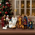 thumbnail image 2 of KUETH Nativity Sets for Christmas Indoor Resin Set Hand Painted Nativity Figures Christmas Nativity Scene Set Decorations Holy Family Decor of 13 Pieces 7.9 Inch, 2 of 6