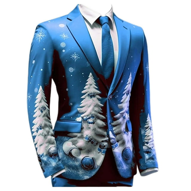 Boho for Mens Breasted Suits for Men Regular Fit Two Button Retro Ethnic Slim Fit Suits for Men 3 Piece Style Suits Open Front Mens Suit Regular Fit Business Casual Jacket