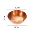 thumbnail image 2 of Plat de Sauce en Acier Inoxydable de Qualité Alimentaire Récipient Empilable Réutilisable Sans Bpa pour Tremper Sauce Assaisonnement Collations, 2 of 8