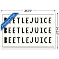thumbnail image 3 of Beetlejuice - Phrase Wall Poster, 22.375" x 34", Framed, 3 of 3