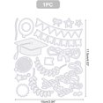 thumbnail image 2 of Graduation Party Cutting Dies Bachelor Cap Die Cuts for DIY Scrapbooking Festival Greeting Cards Making Paper Cutting Album Envelope Decoration 3.94 x 4.53 Inch, 2 of 7