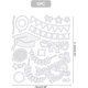 thumbnail image 2 of Troqueles para fiestas de graduación: troquel para hacer tarjetas, birrete de soltero, álbumes de recortes, diarios, repujado y decoración de papel., 2 of 7