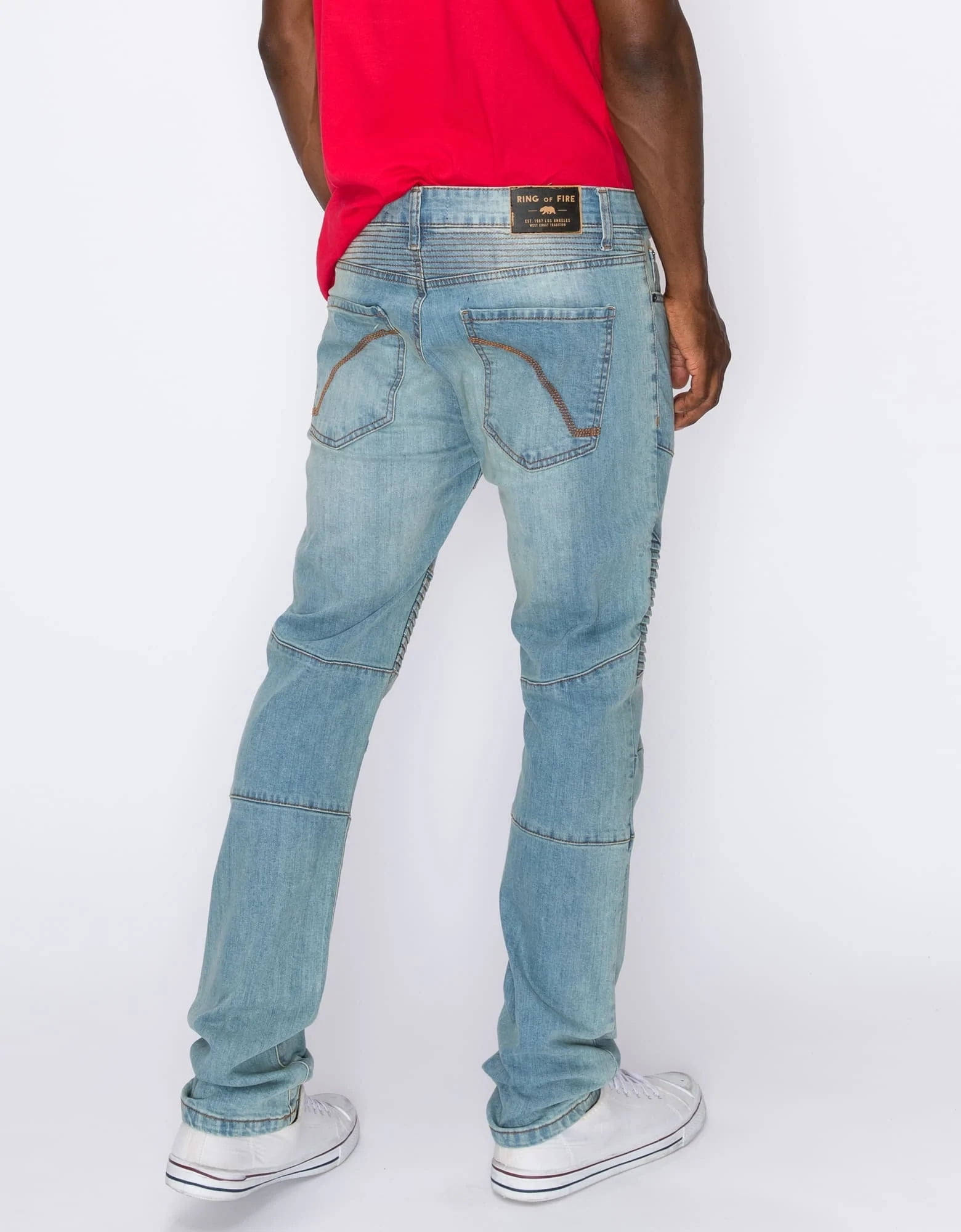 MEN S THRILL SLIM MOTO JEANS ISM32 Walmart