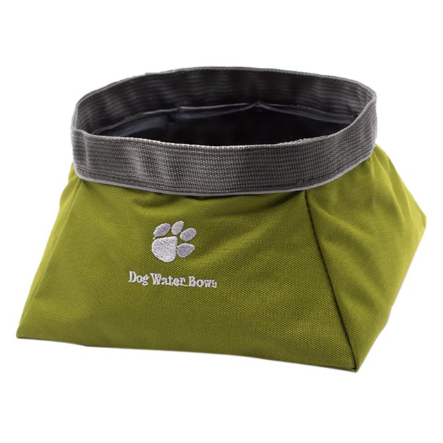 Cuenco de tela jinwen Suministros para mascotas Cuenco plegable para mascotas