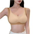 thumbnail image 2 of ATENAR Bras for Women,Push Up Bra,Womens Bras,Breathable,Comfort Fit,Solid,Nylon,Khaki,M, 2 of 5