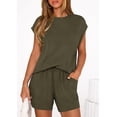thumbnail image 6 of PRETTYGARDEN Women's 2 Piece Lounge Shorts Sets Summer Travel Outfits Casual Beach Vacation Clothes Matching Sweatsuits, 6 of 9