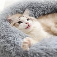 thumbnail image 4 of Kimpets Round Cat Bed Dog Pet Bed Kennel Non-Slip Winter Warm Dog Kennel Sleeping Long Plush Soft Puppy Cushion Mat Cat Supplies ShopWise Round, 4 of 11