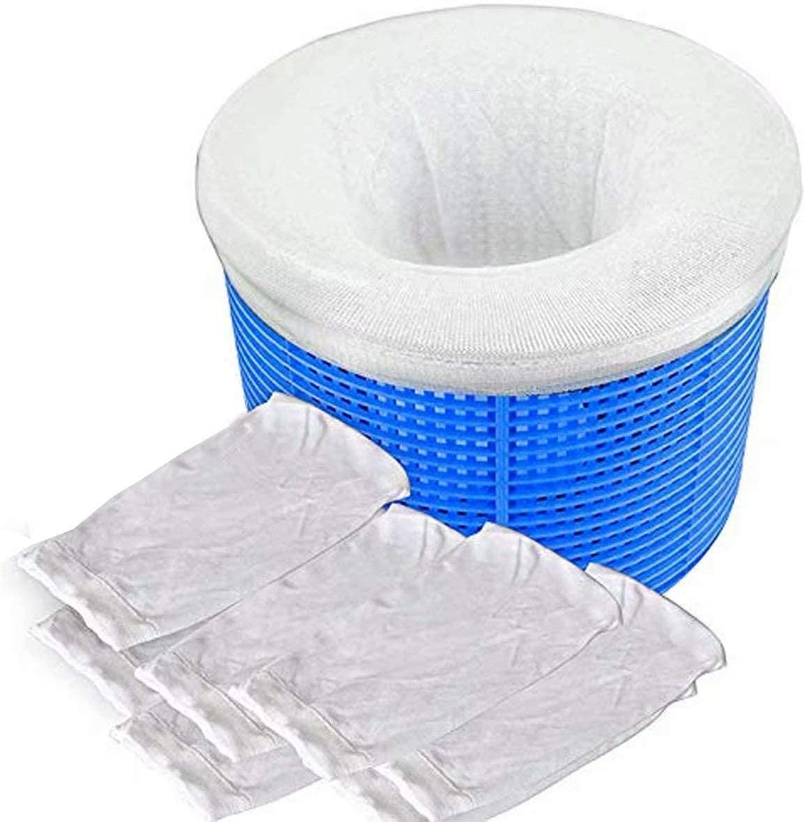 UCEDER 10 Packs Nylon Pool Skimmer Socks, Filter Savers for Baskets and