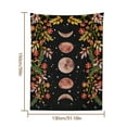 thumbnail image 3 of Tapiz de poliéster estrellado con estampado de flores para colgar en la pared, suministros de decoración de pared para el hogar, 130x150 CM Kearding HA7125-03B, 3 of 6