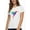 white, variant on T-shirt Colibri Bird Logo Summer New Products, Cute T-shirts, Sportswear and Casual Women's Wear, Cotton Clothing