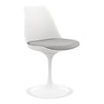 thumbnail image 2 of Aron Living Rose 17.5" Plastic and Metal Dining Chair in Gray, 2 of 7