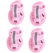 4pcs Water Proof Boots Blue Shoes Summer Boots Puppy SandalsShoesPuppy Dogs Candy Sandals Soft Puppy Shoes Breathable Boots Dog Shoes Pink Blue Sandals Pet Shoes