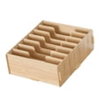 thumbnail image 1 of NUOBESTY Vintage Wooden Desktop Storage Box Lidless Perfect for Office Home Classroom Lightweight Compact, 1 of 4