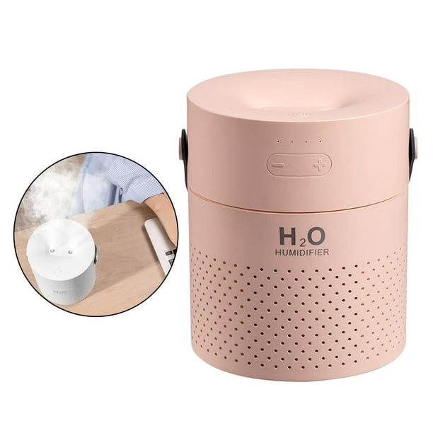 Humidificador, Humidificador de Nieb Fría de 1,1 Batería de 4000 MAh, Humidificadores para Viajes en hogar, Dormitorio, Oficina, Spray ble Rosado perfecl Mini humidificador portátil