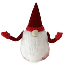 Northlight Shapely Sammy Christmas Santa Gnome Figure - 11.5" - Red and White