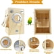 thumbnail image 3 of Caja para Pájaros, de Cría para Periquitos, Casa de Madera Acrílica Transparente para Cacatúas., 3 of 5