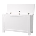 thumbnail image 7 of Toy Storage Organizer, Kids Storage Bench with 2 Hinges and MDF Structure, Girls Boy Toy Storage Box for Building Blocks, Books, Kids Storage Bench for Entryway, Bedroom, Playroom, White, R2562, 7 of 7