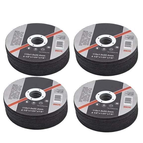 findmall 100 Pack 4-1/2"x.040"x7/8" Cut-off Wheel - Metal & Stainless Steel Cutting Discs