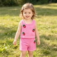 thumbnail image 6 of mgoYE Newborn Infant Baby Girl Clothes Romper Shorts Set Floral Summer Outfits Cute Baby Clothes Girl Size 18-24 Months, 6 of 7