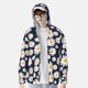 thumbnail image 2 of Balery Daisy Floral Sudadera ligera de manga larga con capucha y protección solar UPF 50+ para hombre y mujer, ideal para pesca y running-Large, 2 of 7