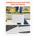 thumbnail image 3 of Paper Bags with Handles 50Pcs 16x6x12 in Party Shopping Bag White 16x6x12 inch 50 PCS, 3 of 9