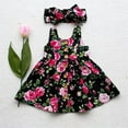 thumbnail image 3 of Kiapeise Cute Newborn Baby Girl Floral Print Dress Summer Sleeveless Sundress Princess Party Clothes, 3 of 7