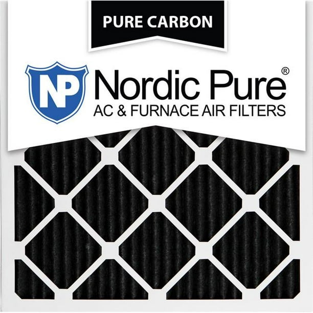 Nordic Pure 10x10x1PCP3 Pure Carbon Pleated Odor Reduction Furnace Air