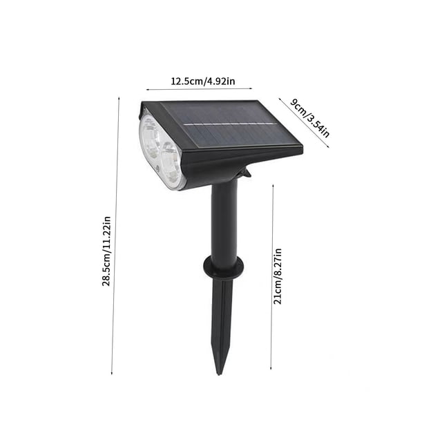 Luz Solar Al Aire Libre Césped Alimentado Por Energía Solar, Paisaje Del Patio Al Aire Libre, Luces de la Calle Del Césped, Cabinas de Jardín, Iluminación, Luces de Pared, Luces de Pared Alimentadas P