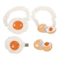 thumbnail image 4 of LULULION Cute Poached Egg Hair Clips for Women Styling Accessories Assorted Color Plastic Cloth and Iron 0.5 Inch, 4 of 8