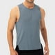 thumbnail image 1 of pstuiky Camiseta sin mangas para hombre, Pantalones cortos deportivos y de fitness de cuello redondo de color liso para hombre. Camisas para hombres xxl, 1 of 6