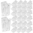 thumbnail image 6 of Raindrops 150 Pcs  Transparent Spring Clips Wall Tapestry Clips Plastic Sticky Photo Clips Hanging Spring Clips, 6 of 8