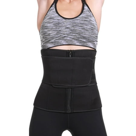 

SHAPERIN Neoprene Sauna Waist Trainer Corset Sweat Belt for Women Weight Loss Compression Trimmer Workout Fitness Girdle Body Shaper