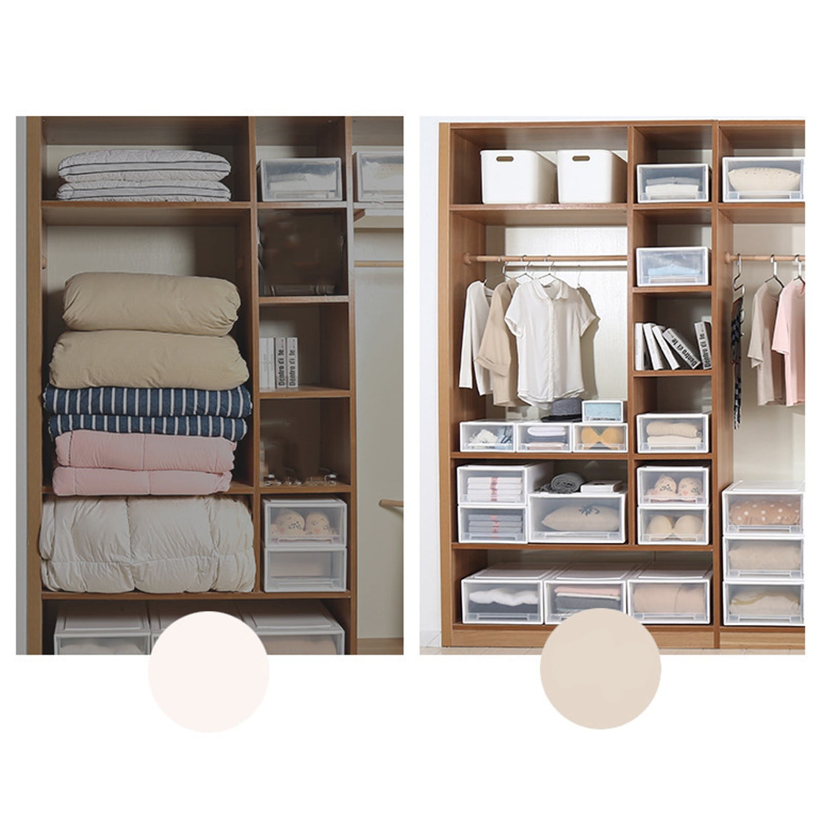 Plastic Drawers, 1PC Drawer Type Underwear Storage Box Household Stackable Desktop Storage Box, Storage Organizer with Drawers